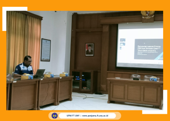 Workshop Penyusunan Laporan Emonev Pembelajaran Awal Semester Gasal FT UNY Tahun Ajaran 2023/2024