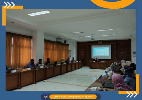 UNY Faculty of Engineering Quality Assurance Unit Holds a Workshop on Compilation of Emonev Reports to Support the Completeness of Accreditation Forms for New Study Programs