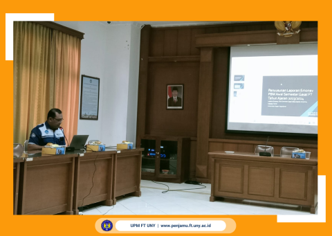 Workshop Penyusunan Laporan Emonev Pembelajaran Awal Semester Gasal FT UNY Tahun Ajaran 2023/2024